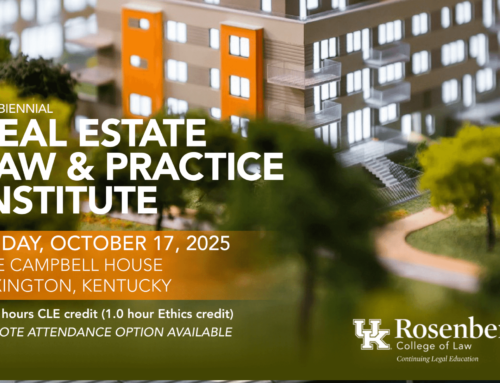 Jason Vaughn to be a featured presenter at the UK J. Rosenberg School of Law’s 18th Biennial Real Estate Law & Practice Institute